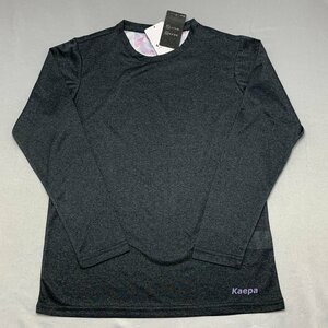 【送料無料】【新品】Kaepa レディース長袖Ｔシャツ（吸水速乾 UVカット チュニック丈）　　L　　チャコールグレー★691234