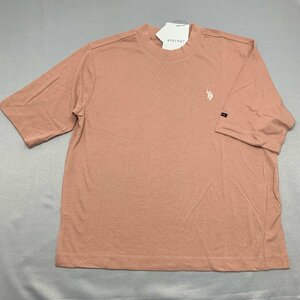 【送料無料】【新品】US.POLO.ASSN レディース五分袖Tシャツ　　M　　ピンク★12215