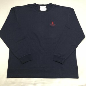 【送料無料】【新品】US.POLO.ASSN　メンズ長袖Tシャツ （コットン100％）　 M 　 　ネイビー★33200