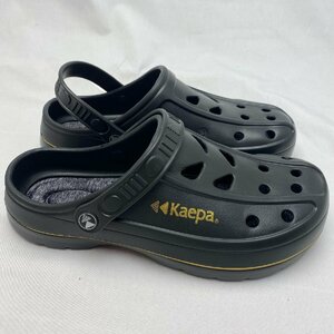 [ Hokkaido * Okinawa excepting free shipping ][ new goods ]Kaepa men's clog sandals 2WAY specification L(26.0cm 26.5cm 27.0cm) BK/GD*1001