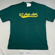 【送料無料】【新品】US.POLO.ASSN　メンズ半袖Tシャツ（コットン100％） 　　M　　 ダークグリーン★22240_画像1