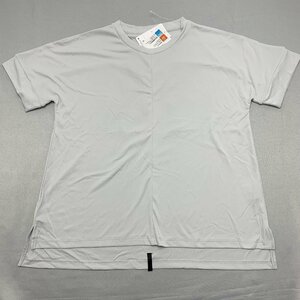 【送料無料】【新品】BODY GLOVE レディース半袖Ｔシャツ（吸水速乾 UVカット チュニック丈）　　M　　ライトグレー★22100