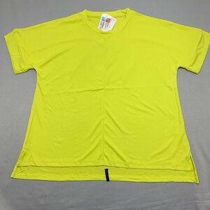 【送料無料】【新品】BODY GLOVE レディース半袖Ｔシャツ（吸水速乾 UVカット チュニック丈）　　L　　ライム★22100