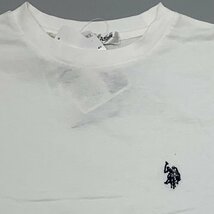 【送料無料】【新品】US.POLO.ASSNレディース半袖Tシャツ（コットン100％ チュニック丈 ゆったりタイプ）　　M　　 アイボリー★12235_画像2