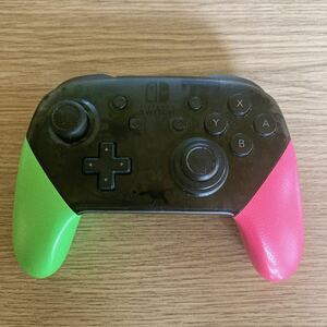 ジャンク Nintendo Switch Proコントローラー スプラトゥーン2 エディション