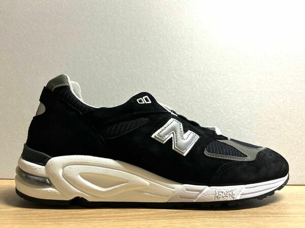 未使用 米国製 30cm D ニューバランス M990BL2 ブラック new balance