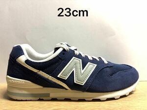 未使用 23cm D ニューバランス WL996C82 ネイビー new balance