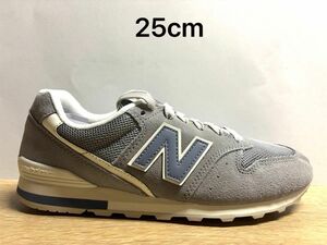 未使用 25cm D ニューバランス WL996CZ2 ライトグレー new balance