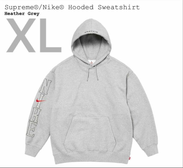 Supreme x Nike Hooded Sweatshirt "Heather Grey"シュプリーム x ナイキ フーディ
