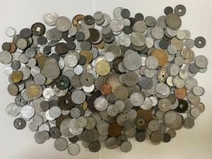  large amount old coin foreign sen Japan old coin coin 1.17kg