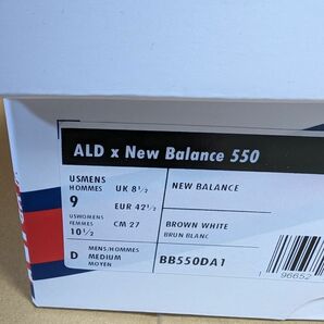 US9 27cm 送料無料 Aime Leon Dore × New Balance 550 Taupe BB550DA1 エメ レオン ドレ × ニューバランス 550 トープ ALDの画像3