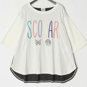 【新品】SCOLAR＆スカラーちゃん＆蝶刺繍プルオーバー 、Tシャツ