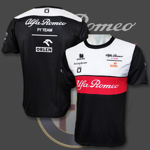 【Mサイズ】アルファロメオF1チーム レプリカTシャツ ALFAROMEO アパレル