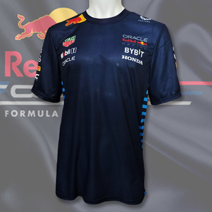 【Mサイズ】オラクル レッドブル F1チーム 2024 レプリカTシャツ フェルスタッペン ペレス アパレル⑧の画像2