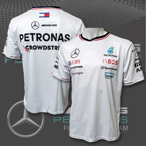 【Lサイズ】メルセデスAMG ペトロナス F1チーム 2024 レプリカTシャツ ハミルトン ラッセル アパレル⑥