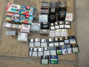  floppy disk FD 2HD PC-98 together large amount set 3.5 -inch approximately 400 sheets and more unused . contains GG1723