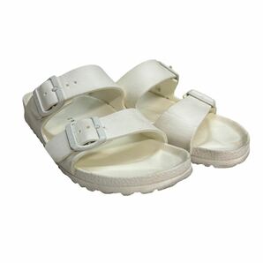 A512 BIRKENSTOCK ビルケンシュトック アリゾナ カジュアルシューズ サンダル 男女兼用 39 25cm ホワイトの画像8