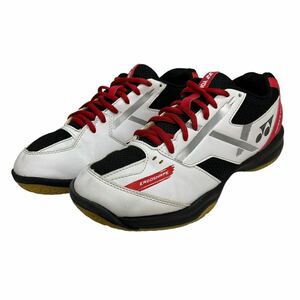 A268 YONEX ヨネックス レディース バドミントン シューズ パワークッション 日本バドミントン協会審査合格品 男女兼用 25cm ホワイト 