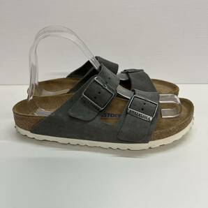 C201 BIRKENSTOCK ビルケンシュトック ARIZONA アリゾナ 男女兼用 サンダル 39 25cm グレー スエードの画像3