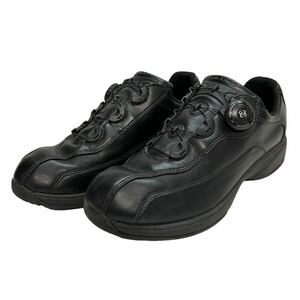 C210 TIGORAtigola men's dial type walking shoes sneakers US7 25cm black 