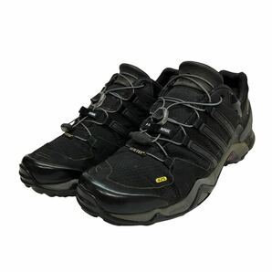 C239 adidas アディダス TERREX FAST R GTX メンズ トレッキングシューズ GORE-TEX ゴアテックス US8 26cm ブラック の画像1