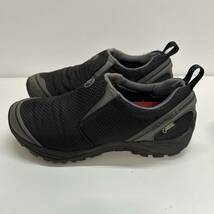 C341 MERRELL メレル ジャングルモック スリッポン ウォーキングシューズ US7 25cm ブラック GORE-TEX ゴアテックス ビブラムソール_画像2