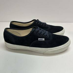 C352 VANS バンズ オーセンティック メンズ ローカットスニーカー US9 27cm ネイビー スエードの画像3