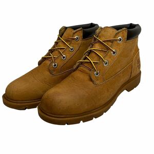 C412 Timberland ティンバーランド メンズ ワークブーツ レースアップ4ホールブーツ 約 26cm キャメル ブラウン ヌバック