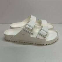 C430 未使用 BIRKENSTOCK ビルケンシュトック アリゾナ EVA Arizona サンダル 41 26.5cm ホワイト 白 ドイツ製 美品_画像3