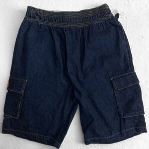 【Cookman】クックマン CHEF CARGO SHORT PANTS デニムカーゴショートパンツ DENIM-NAVY ネイビー