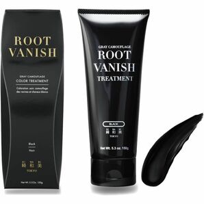 綺和美 KIWABI Root Vanish 白髪染め ヘアカラートリートメント ブラック 単品