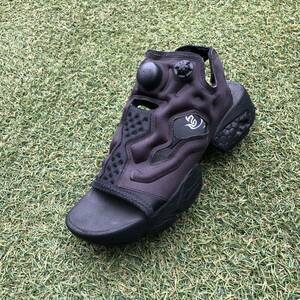 美品23 reebok PUMP FURY SANDAL リーボック ポンプヒューリーサンダル HA66