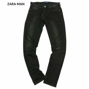 ZARA MAN ザラ マン USED加工★ スキニー デニム パンツ ジーンズ Sz.31　メンズ　A4B01705_3#R