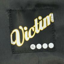 VICTIM ヴィクティム 通年 総裏★ アンコン テーラード ジャケット Sz.XL　メンズ グレー 大きいサイズ 日本製　A4T03310_3#O_画像6