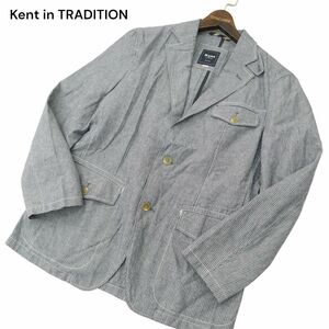 Kent in TRADITION ケント 春夏 ストライプ★ シャンブレー ジャケット カバーオール Sz.M　メンズ　A4T03180_3#M