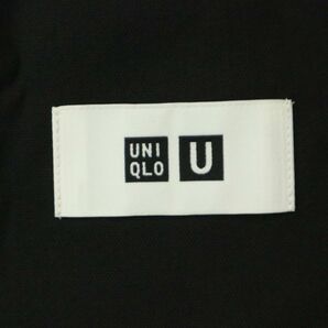 21SS UNIQLO U ユニクロ ユー ルメール 春夏 背抜き 麻 リネン混 リラックスフィット テーラード ジャケット Sz.S メンズ 黒 A4T03162_3#Oの画像6