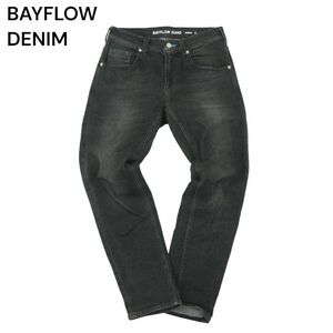 22SS★ BAYFLOW DENIM ベイフロー USED加工★ ストレッチ スキニー デニム パンツ ジーンズ Sz.2　メンズ　A4B01798_4#R