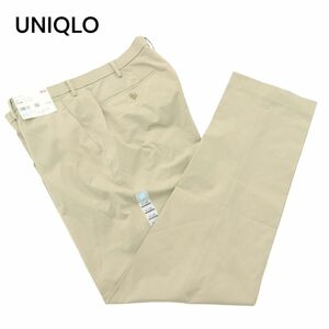 新品 22SS UNIQLO ユニクロ 春夏 感動パンツ 2WAYストレッチ コットンライク スラックス パンツ Sz.91 メンズ 未使用 大きい　A4B01786_4#P