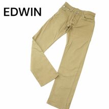 EDWIN エドウィン ED03 ストレッチ★ ストレート デニム パンツ ジーンズ Sz.28　メンズ 日本製　A4B01888_4#R_画像1