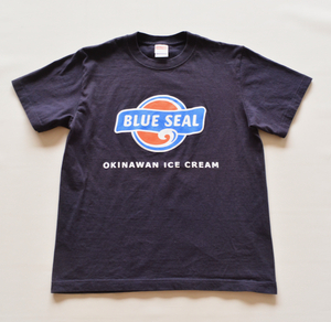【 沖縄 BLUE SEAL ブルーシール 】半袖 Tシャツ S /ブルーシールアイスクリーム/OKINAWAN ICE CREAM