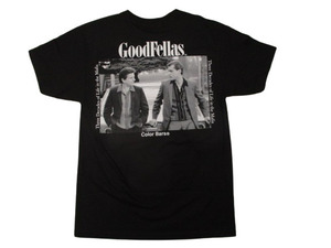 新品☆即決 COLOR BARS x GOODFELLAS カラーバーズ x グッドフェローズ Tシャツ 黒 SIZE:M.colors american me blood in blood out