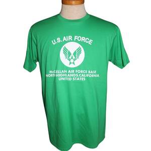 【4.5oz薄手】【L】U.S.AIR FORCE AR グリーン/白 LARGE/★GILDAN男女兼用4924売