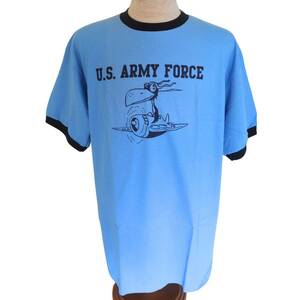 【5.6oz】【RingT】【XL】ARMY FORCE AR サックスネイビー-紺 X-LARGE ANVIL