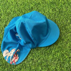 園児帽子　ブルー