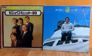 LPレコード　２枚セット　加山雄三/内山田洋とクール・ファイブ