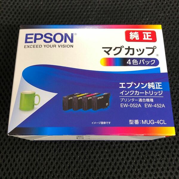 【送料無料】セイコーエプソン 純正 インクカートリッジ MUG-4CL 1パック （4色パック） 新品