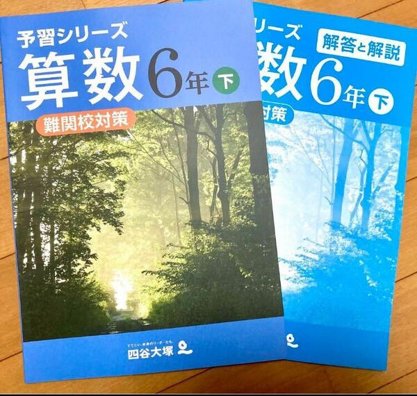 四谷大塚 予習シリーズ 小6 算数 下巻 難関校【未使用】【美品】