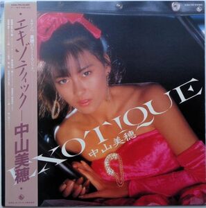 LP●エキゾティック / 中山美穂　　(1986年）　シンセポップ ブギー ファンク ライトメロー CITY POP 　