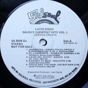 LP●Latin Disco - Salsa's Greatest Hits Vol. 1/ Various (1978年） 激レア白見本盤 Salsoul Records Latin Salsa セクシージャケの画像3
