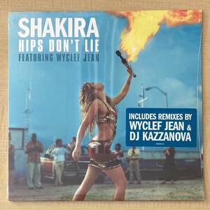 《未開封》SHAKIRA“HIP’S DON’T LIE featuring Wyclef Jean”LP〜DJ LAZZANOVA